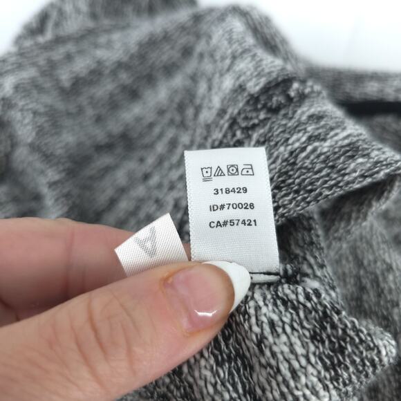 Lou & Grey Casual Luxe Cowl Neck Gray Mixed Knit Marled Pullover Sweater S - Picture 7 of 16